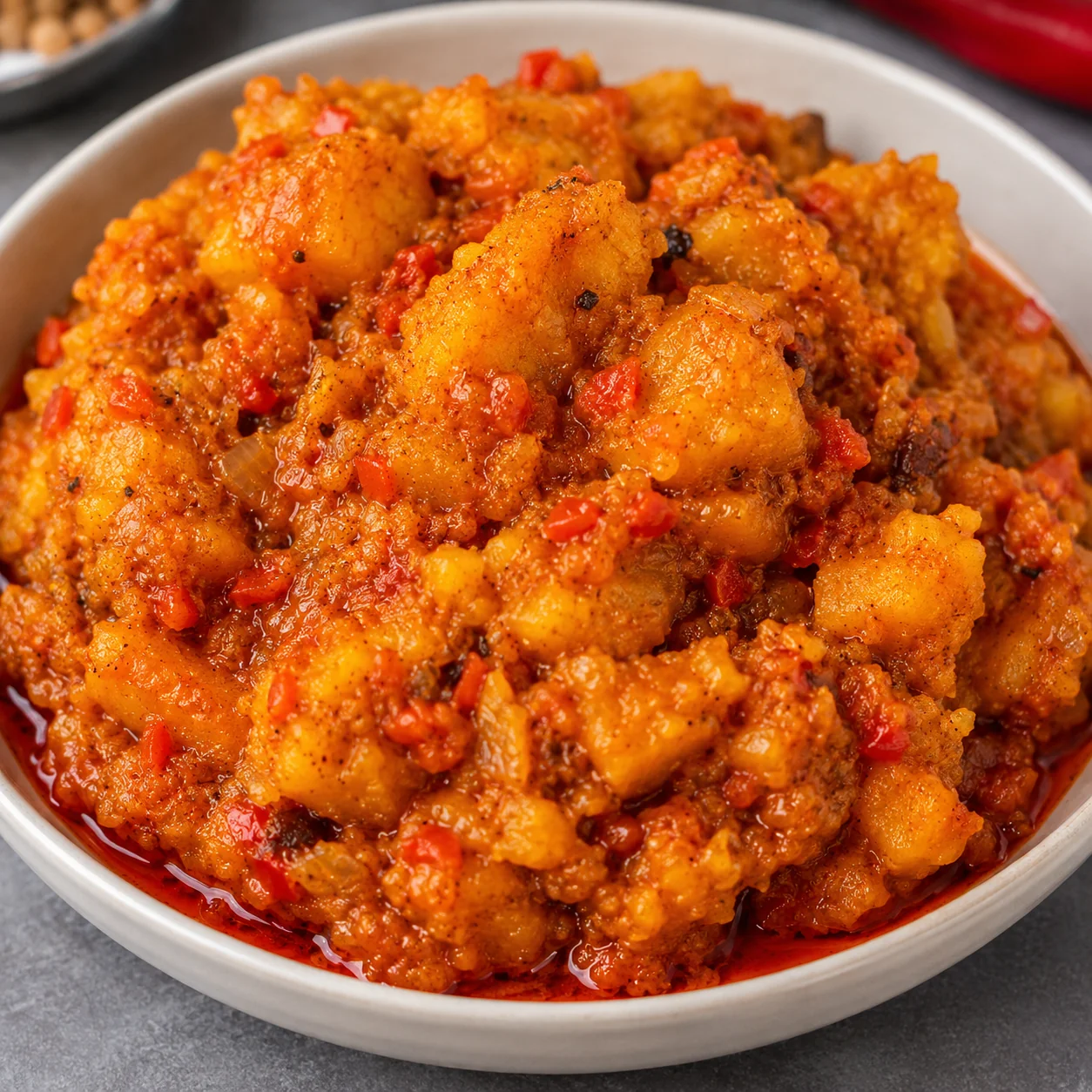 Ofada Rice and Sauce